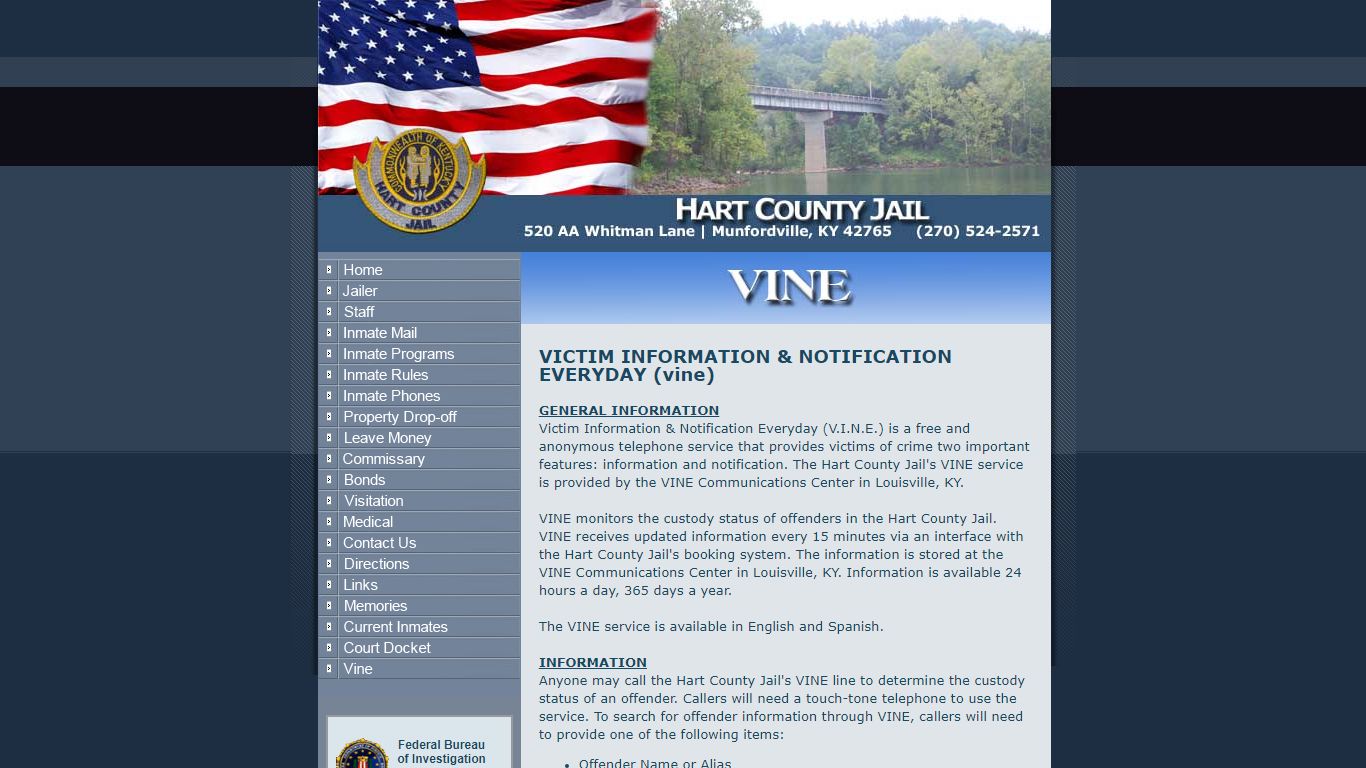 Welcome to the Hart County Jail